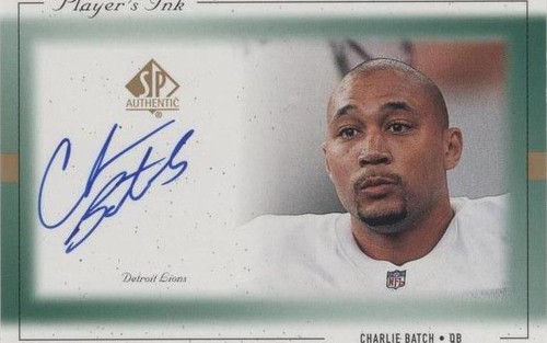 1999 SP Authentic Charlie Batch #CH-A