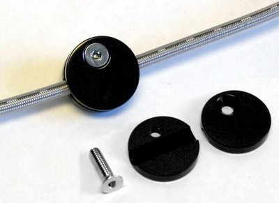 Accutronix Brake Line Sandwich Black #BLC001-B