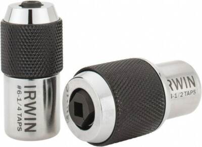 Irwin Hanson #0 to 1/2'' Tap, Tapping Adapter Set 3/8'' Shank Diameter, 2 Adapters