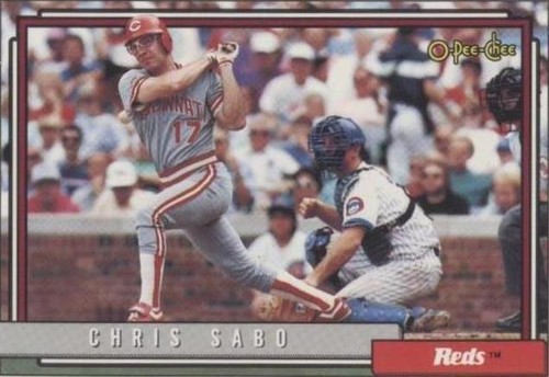 1992 O-Pee-Chee - Chris Sabo #485