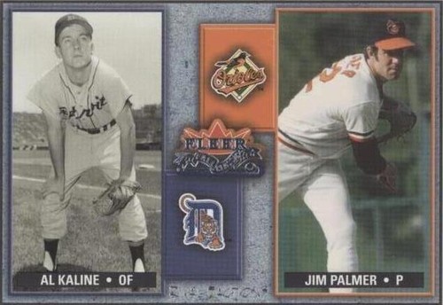 2002 Fleer Fall Classic - Al Kaline Jim Palmer #15 RF