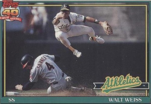 1991 O-Pee-Chee - Walt Weiss #455