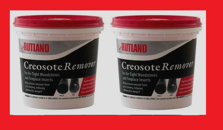 2 ~ #98 RUTLAND 2lb Dry Creosote Remover Chimney Treatment Wo...