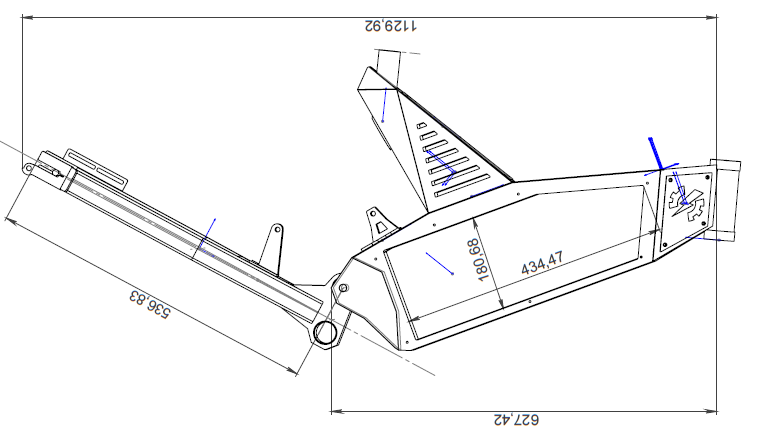 Пространственная рама для электровелосипеда чертежи