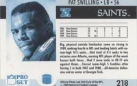 1990 Pro Set Pat Swilling #218