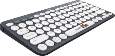 Logitech K380 Pebble Multi-Device Bluetooth Keyboard ~ Line Friends Brown