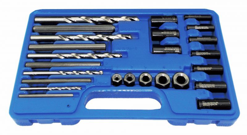 Astro Pneumatic 9447 25 Piece Screw Extractor/ Drill & Guide Set
