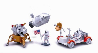 NEW-RAY Toys 20407 1/48 Space Adventure Assortment 12 093577204070