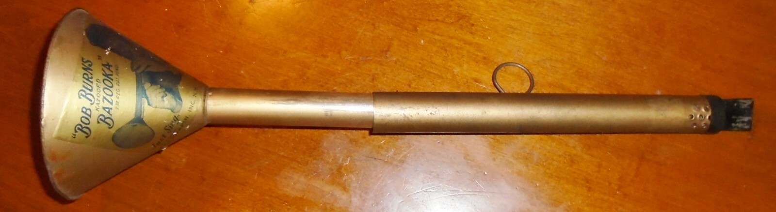 Vintage Bob Burns Tin Kazooed Bazooka NY USA