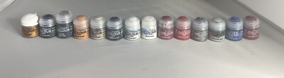 Citadel Paint Pot Lot x14 pots, some repeats -  Paint Brush Set New Sealed