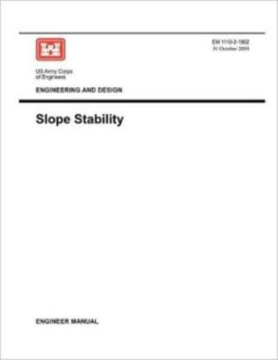 Engineering And Design: Slope Stability (Engineer Manual 1110-2-1902)