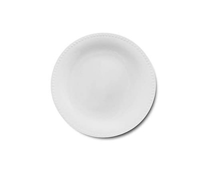 Stone lain Bone China Pinpoint Embossed 32 Piece Dinnerware Set White
