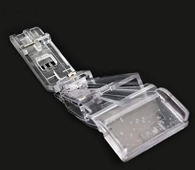 #4126713-01 Clear Bias Tape Folder Foot (Belt Loop) for Huskylock 936, Pfaff ...