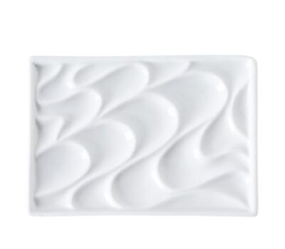 Ceramic Paint Palette White Paint Pallets Small Paint Tray Palette Paint 