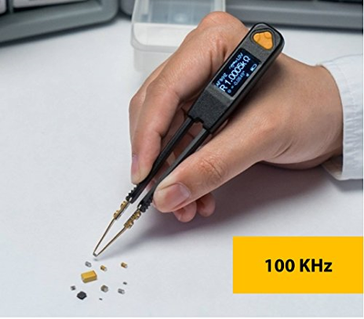 LCR Research Pro1-100KHz LCR Meter/ESR Meter/Smart SMD Tweezers/with Spare Test