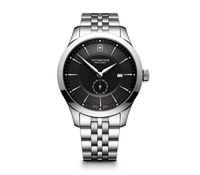 Pre-owned Victorinox Alliance Men's 241762 Black Swiss-quartz Watch Msrp $675