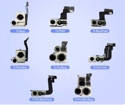 Front Camera Big Camera Main Rear Camera For Apple iPhone 15 Pro 15 Pro Max lot