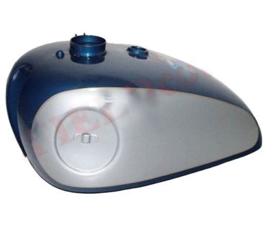 BSA Goldstar Catalina Trials Scrambler Blue Chrome Petrol Fuel Tank With Cap 