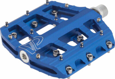 VP Components Vice Trail Pedals - Platform, Aluminum, 9/16'', Blue