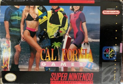 スーパーファミコン ソフト カリフォルニアゲームズII(CALIFORNIA GAMES 2) ヘクト スーパーファミコン ソフト カリフォルニアゲームズII