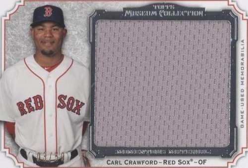 2012 Topps Museum Collection - Carl Crawford #MMJR-CC