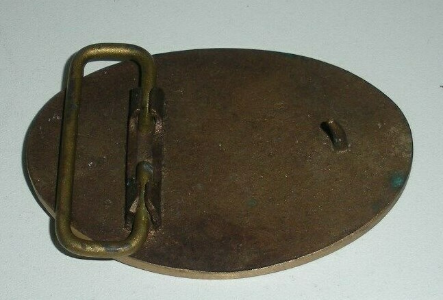 ACME SHEET METAL WORKS INC. ,Brass Advertising Belt Buckle