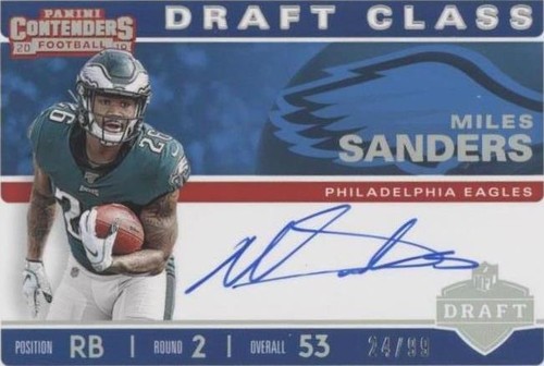 2019 Panini Contenders Miles Sanders #DCA-MS