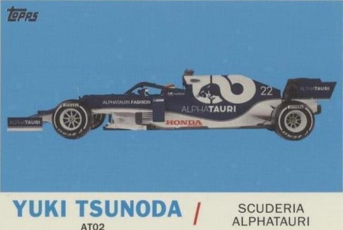 2021 Topps Formula 1 - Yuki Tsunoda #T61-YT