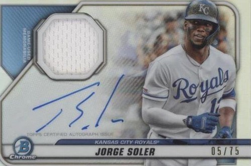 2020 Bowman Chrome - Jorge Soler #BCAR-JS