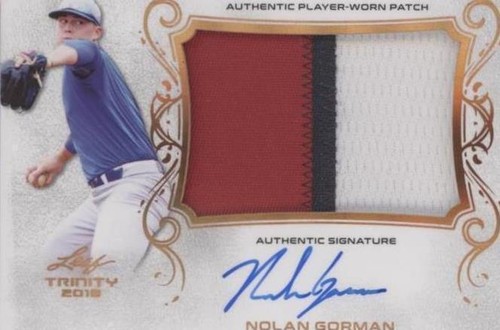 2018 Leaf Trinity - Nolan Gorman #PA-NG1