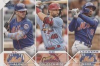 2023 Topps Series 1 - Francisco Lindor Paul Goldschmidt Pete Alonso #240
