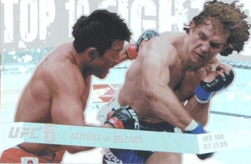 2010 Topps UFC Main Event - Alan Belcher Yoshihiro Akiyama #TT09 15