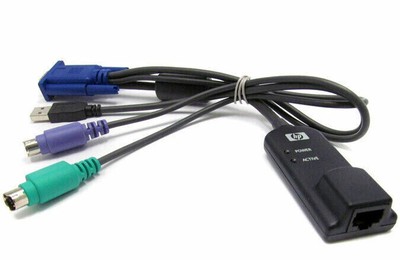 HPE KVM Console USB 2.0 Virtual Media CAC Interface Adapter, Model: AF629A