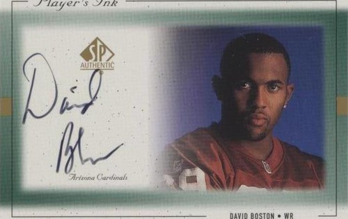 1999 SP Authentic David Boston #DB-A