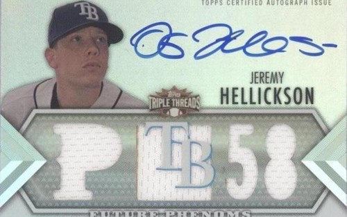 2012 Topps Triple Threads - Jeremy Hellickson #154