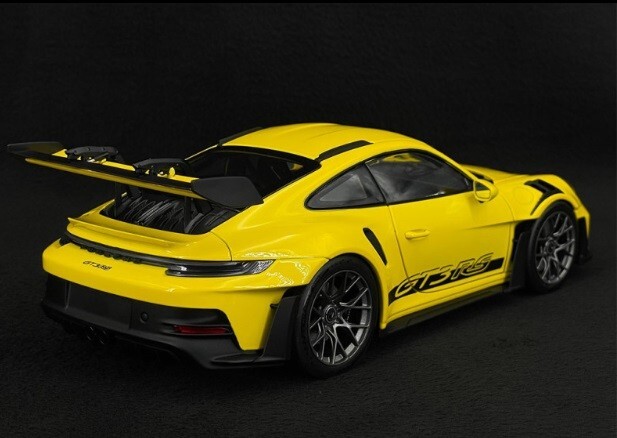 ミニカー Norev 1/18 Porsche 911 GT3 2021 Yellow 1/18 Norev 2021 Porsche 911 992 GT3 (Yellow) Diecast Car