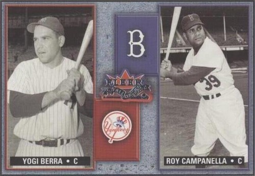 2002 Fleer Fall Classic - Roy Campanella Yogi Berra #13 RF