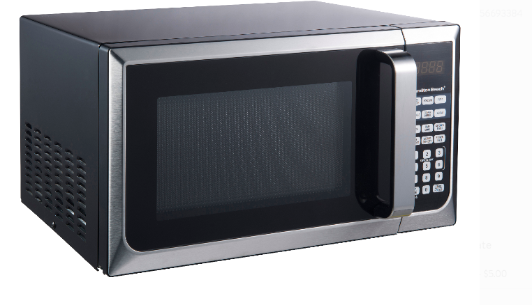 Hamilton Beach 0.9 cu.ft. Microwave Oven, Stainless Steel