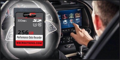 256 GB SD Memory Card For Cadillac ATS-V CTS-V PDR (Performance Data Recorder)