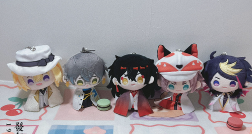 着せ替え　ぬいぐるみ　20cm vox akuma ヴォックス　luxiem Vtuber Luxiem Vox Luca Ike Shoto Akuma Plush Toy 15Cm Cotton