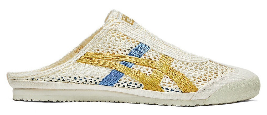 Onitsuka Tiger MEXICO 66 SABOT Cream / Mustard Mesh Shoes US