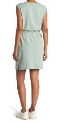 Женское платье с коротким рукавом и поясом Calvin Klein, Жадеит, 12