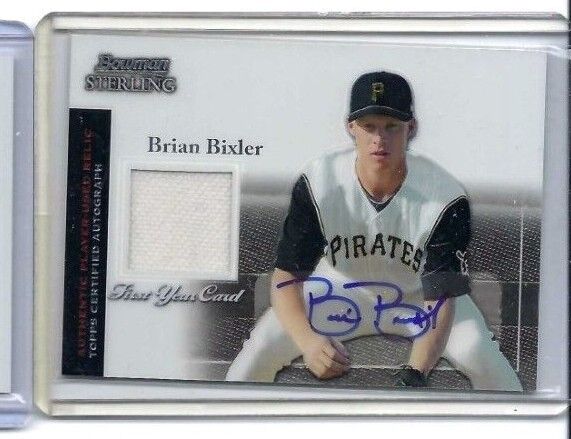 Brian Bixler 2004 Sterling Rookie Jersey Auto Card #BS-BB. rookie card picture
