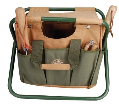 Canvas Tool Bag And Stool Carryall