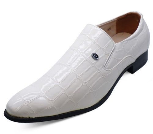 Calzado de hombre mocasines blancos