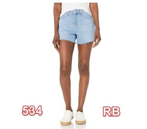 PAIGE Women's Shorts Noella Cutoff SHORTS CVRD BTNFLY, Barcelona Distressed, 30