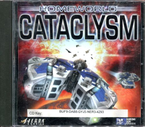 【希少】WORLD CATACLYSM PCゲーム Homeworld Cataclysm Video Game Pc CD-ROM W/ CD Key Sierra T