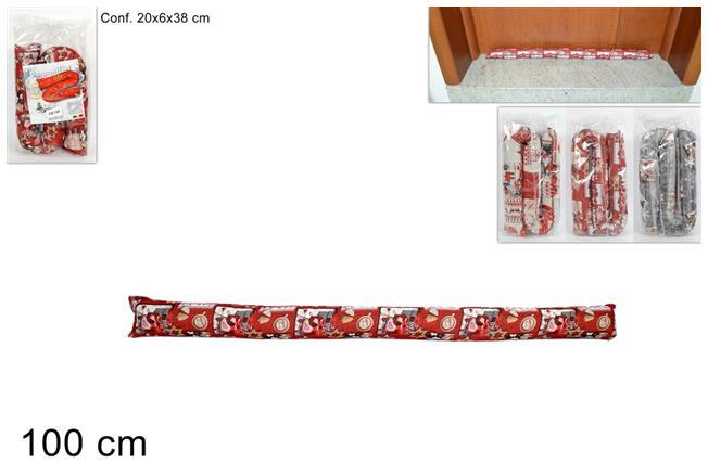 Paraspiffero Parafreddo Per Porte E Finestre 100 Cm Fantasia Natalizia idea