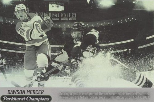 2023-24 Upper Deck Parkhurst Champions - Dawson Mercer #WI-12