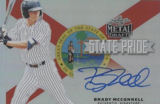 2019 Leaf Metal Draft - Brady McConnell #SP-BM2